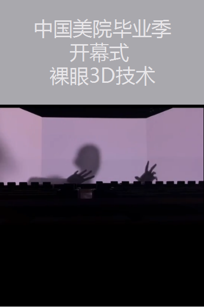 中国美院毕业季 裸眼3D技术|广州活动执行