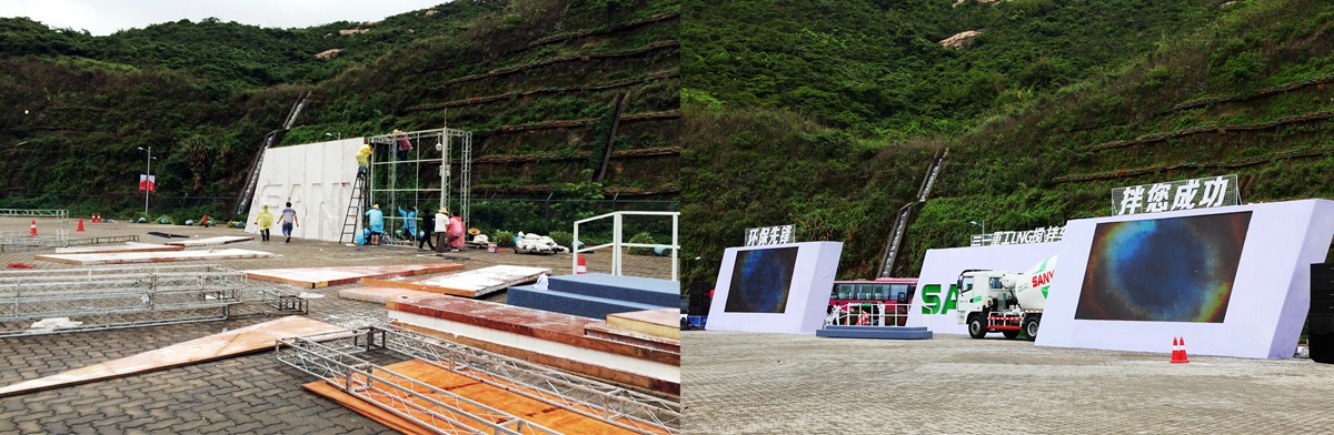 SANY LNG Mixer Truck Launch Event